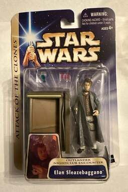 Hasbro Star Wars Attack of the Clones Elan Sleazebaggano Outlander Nightclub (20